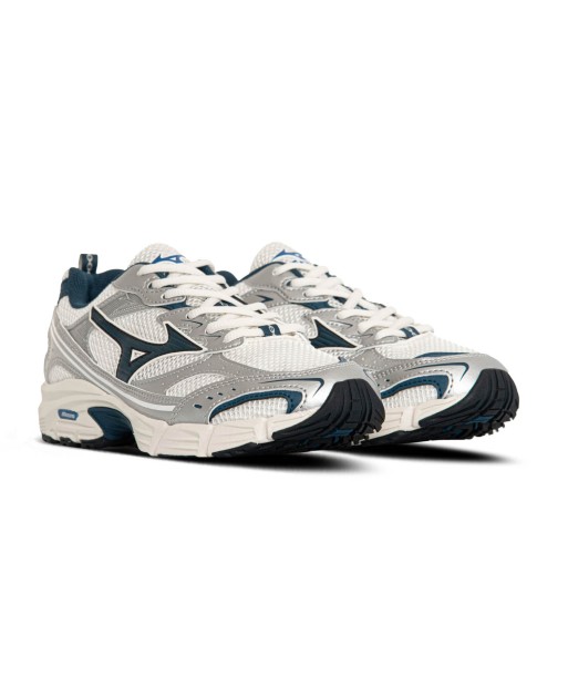 Mizuno MXR Snow White Majolica Blue Silver une grave pollution 