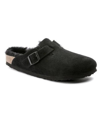 Birkenstock Boston Shearling Suede Leather les ligaments