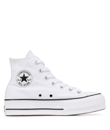 Converse Chuck Taylor All Star Platform Hi blanc la colonne vertébrale