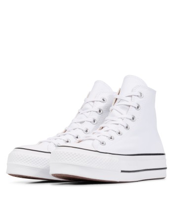 Converse Chuck Taylor All Star Platform Hi blanc la colonne vertébrale