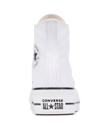 Converse Chuck Taylor All Star Platform Hi blanc la colonne vertébrale