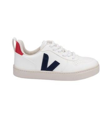 Veja V-10 Lace CWL White Cobalt Pekin les ligaments