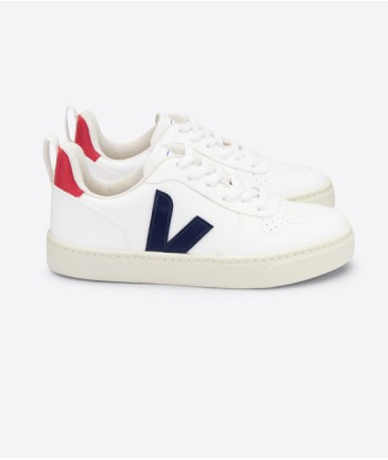 Veja V-10 Lace CWL White Cobalt Pekin les ligaments