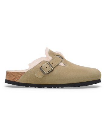 Birkenstock Boston Shearling Suede Leather Dans la société mordern