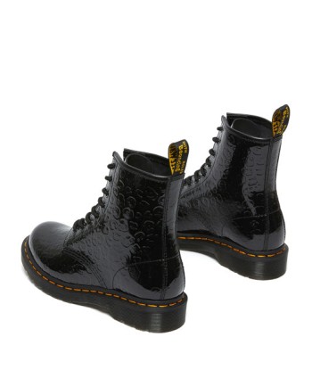 Dr. Martens Boots 1460 en cuire verni gaufré Amélioration de cerveau avec