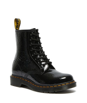 Dr. Martens Boots 1460 en cuire verni gaufré Amélioration de cerveau avec