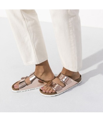 Birkenstock Arizona BS Metalic Copper chez Cornerstreet bien 