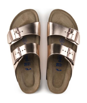 Birkenstock Arizona BS Metalic Copper chez Cornerstreet bien 