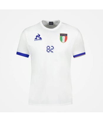 Le Coq Sportif Tee shirt ITALIE 82 Véritable concentré