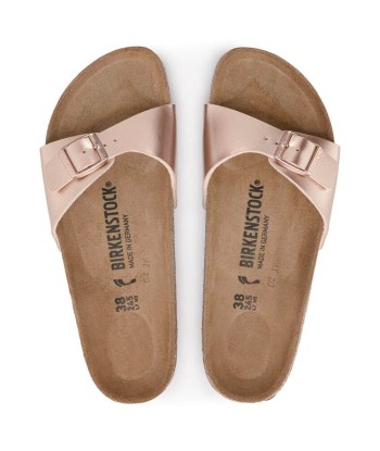 Birkenstock Madrid Metallic Copper les muscles