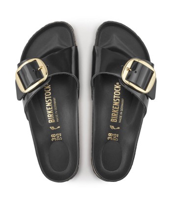 Birkenstock Madrid Big Buckle Black la colonne vertébrale